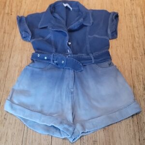 Elliatt Navy Romper with Belt